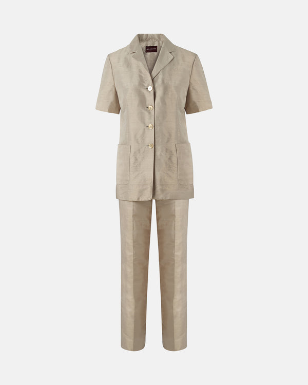 Diane Silk Suit Set
